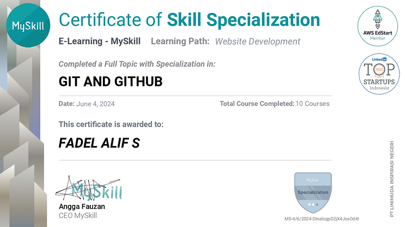 Certificate Git and Github